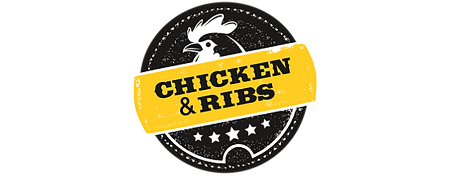 chicken and ribs logo